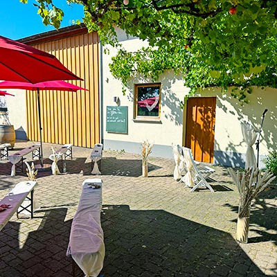 Trauung auf dem Weingut