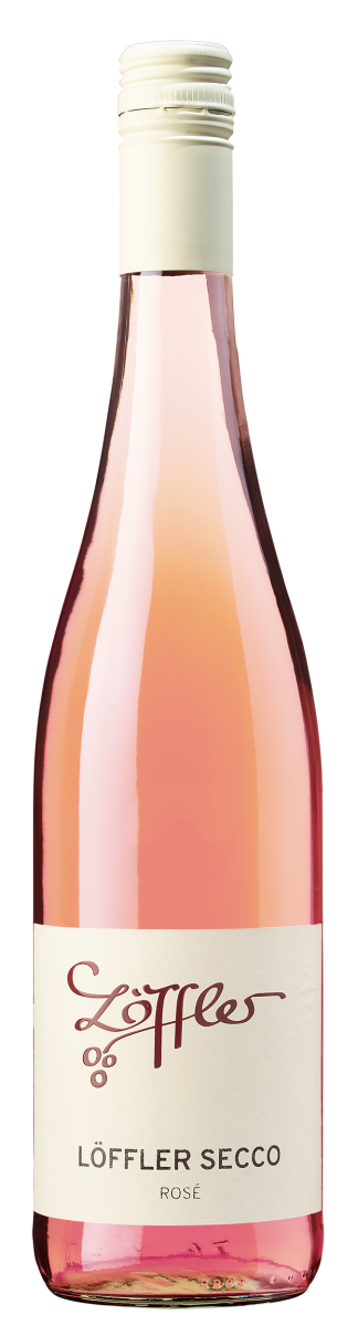 Löffler Secco Rosé Deutscher Perlwein mit zugesetzter Kohlensäure lieblich